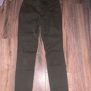 Army Green Juniors Skinny Jeans